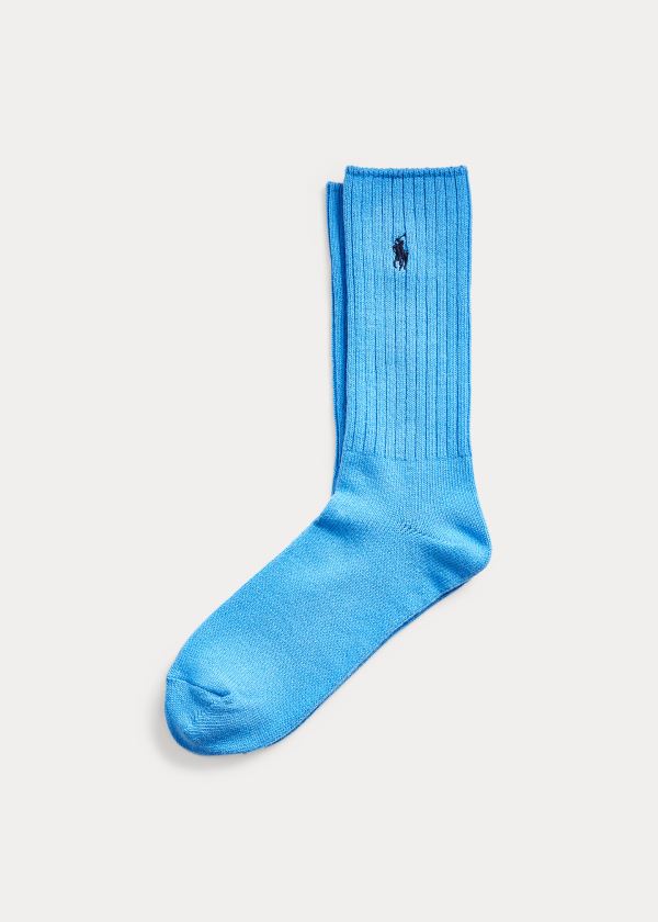 Men's Polo Ralph Lauren Cotton-Blend Crew Socks | 067253HYD